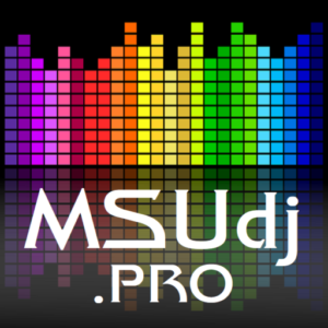 MSUdj.PRO logo: DJ / KJ / Emcee / Event Host